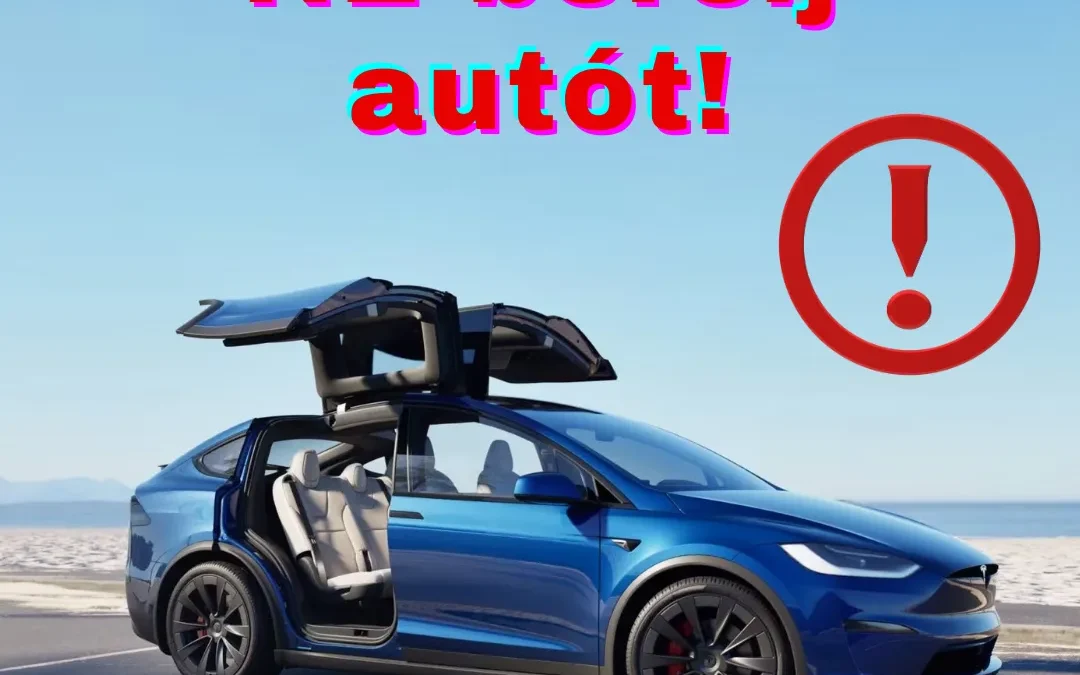 Tesla X 326 ezer km-rel, hibás ajtóval: így (NEM) kell autót kiadni